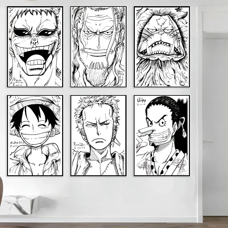Hd постер холст one piece все персонажи - Фотография_3