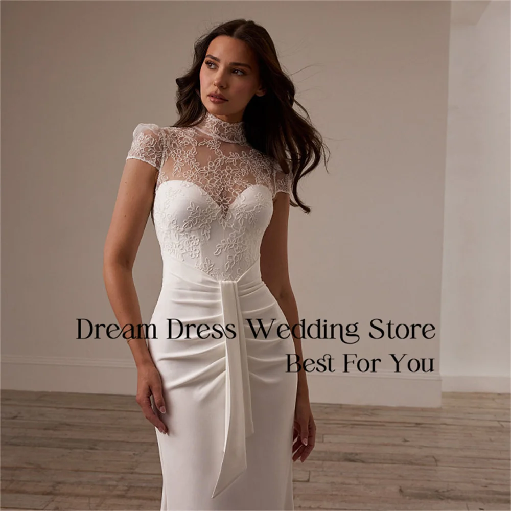 Классическое кружевное свадебное - Фотография_3