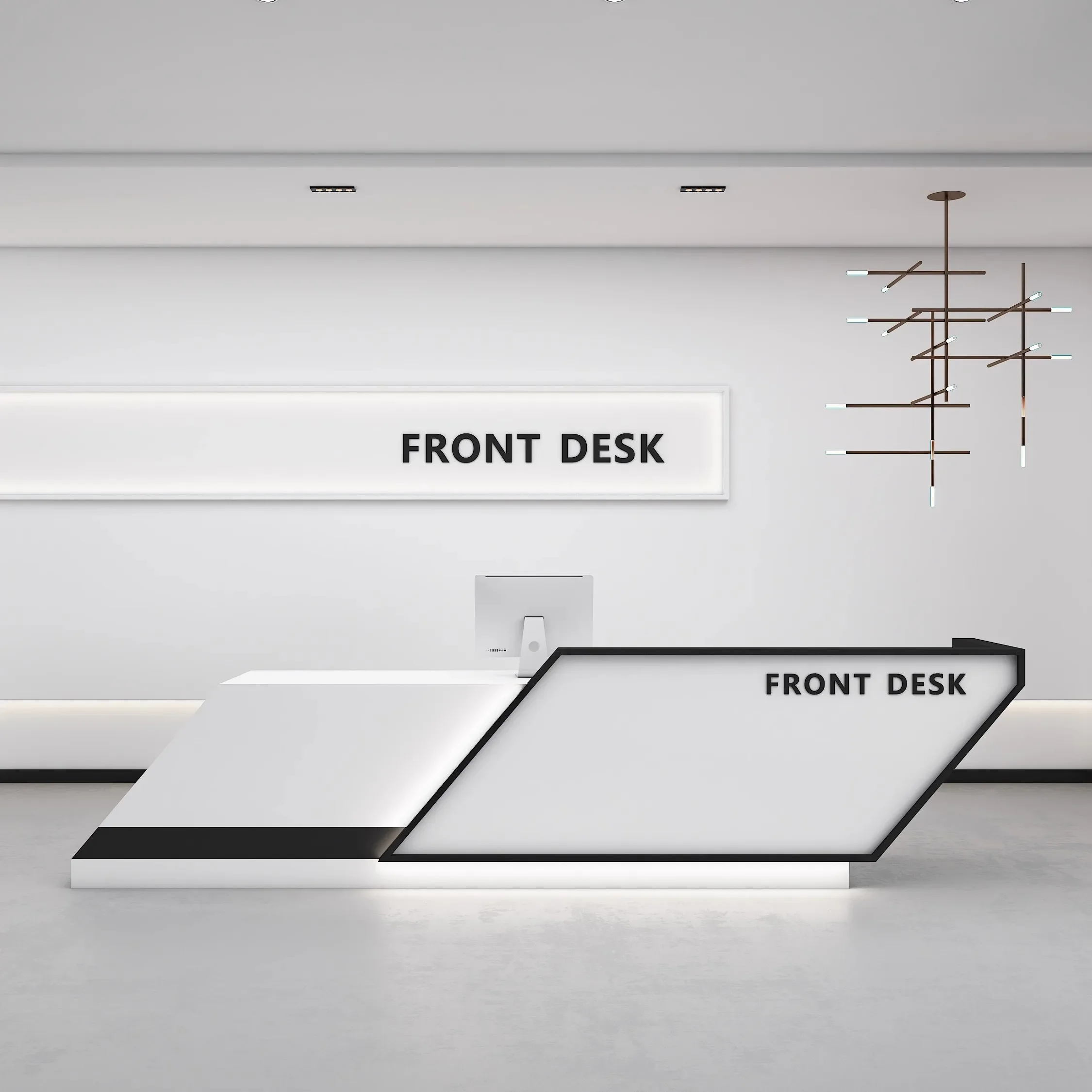 Приемная стойка компании простой - Фотография_2