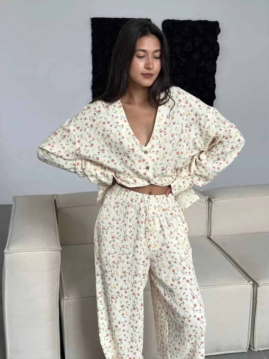 Muzuleva кардиган из 100% хлопка с принтом - Фотография_2