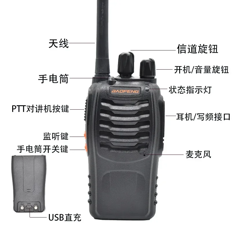 Baofeng bf-888h рация uhf 400-470 - Фотография_3