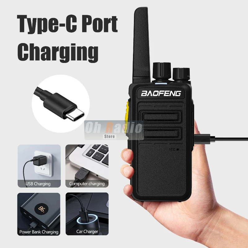 Baofeng bd-v12a мини-рация type-c - Фотография_3