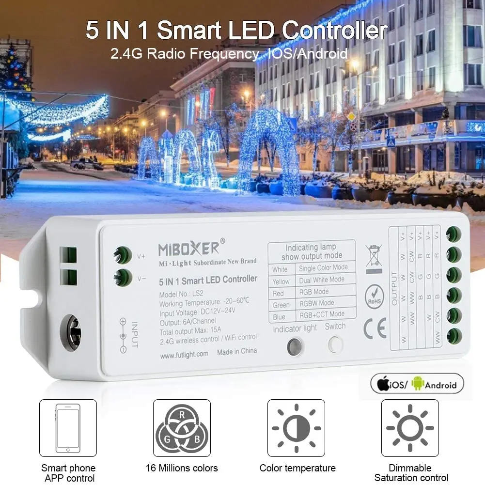Светодиодный контроллер miboxer 5 в 1 ls2 2 - Фотография_6