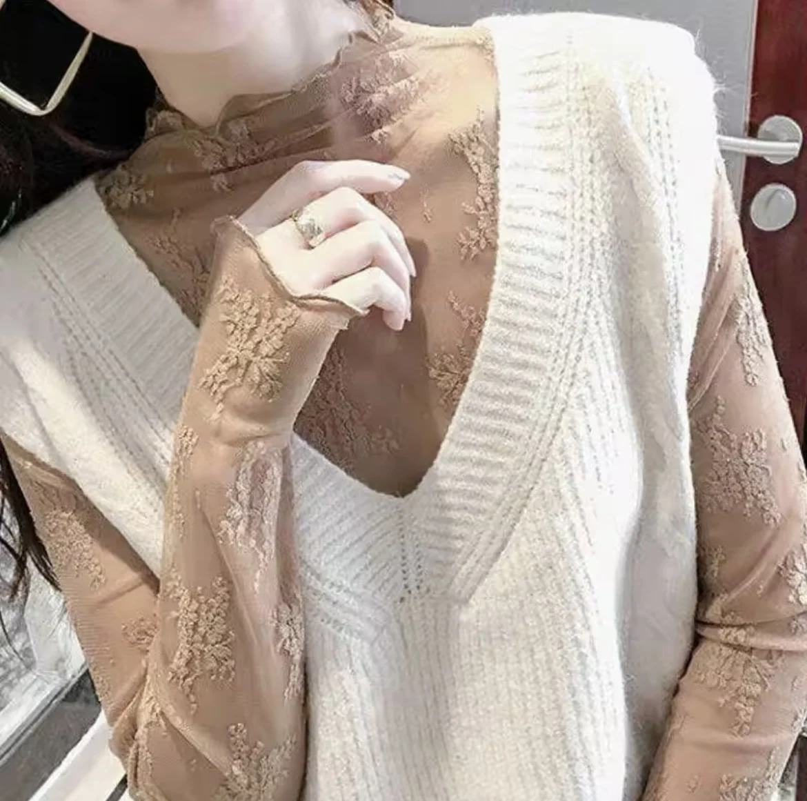 Сексуальные женские сетчатые футболки - Фотография_2