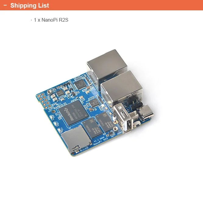 Nanopi r2s lts (1g ddr4 ram) rockchip rk3328 - Фотография_2