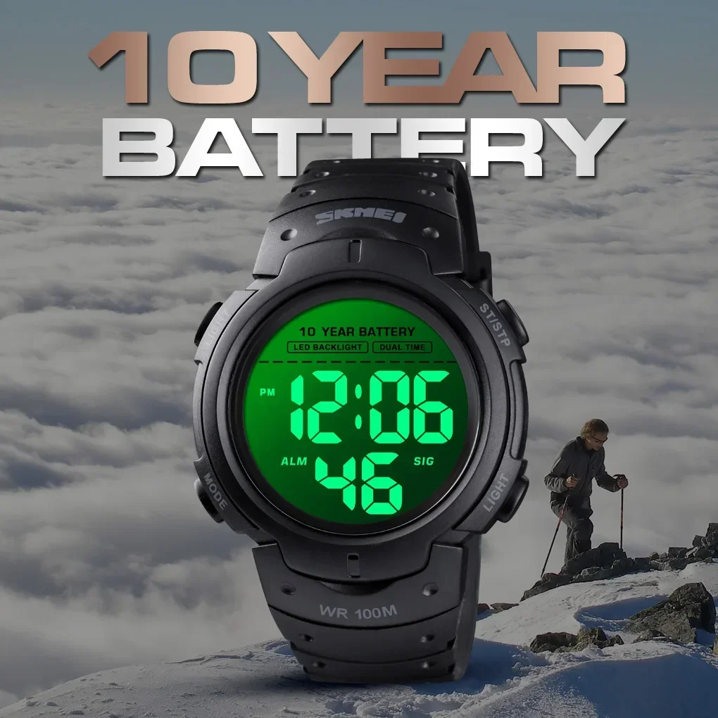 Skmei 1560 мужские цифровые 100 - Фотография_3
