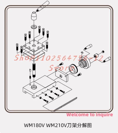 Инструмента токарного станка wm180v - Фотография_6