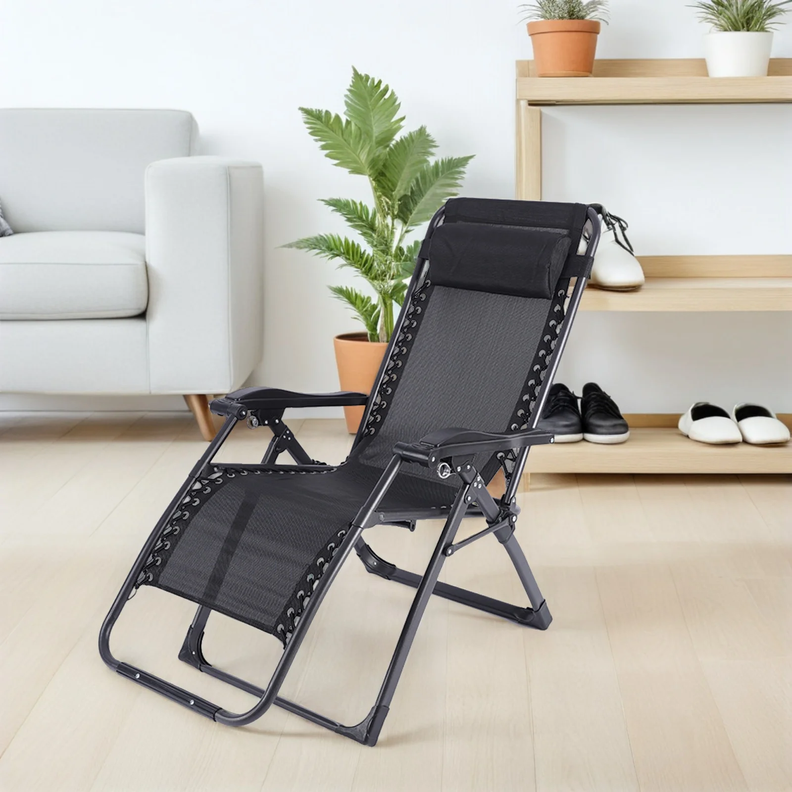 Уличный шезлонг, подголовник премиум-класса, - Фотография_4