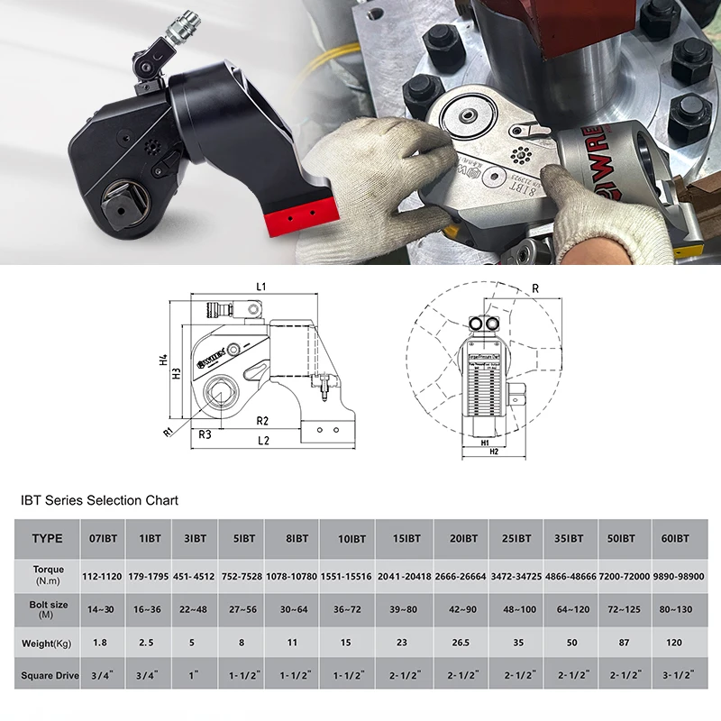 Гидравлический динамометрический ключ rennes 3/4 2 1/2 - Фотография_3