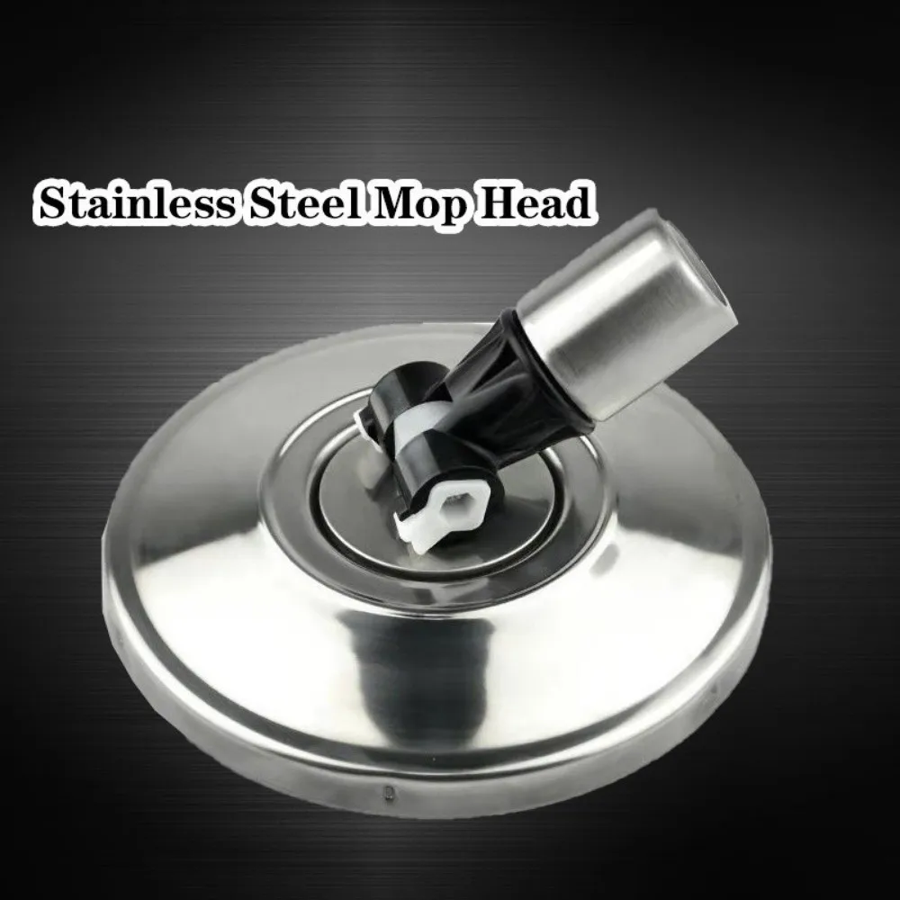 Универсальная вращающаяся насадка для швабры 16 см из нержавеющей стали - Фотография_3