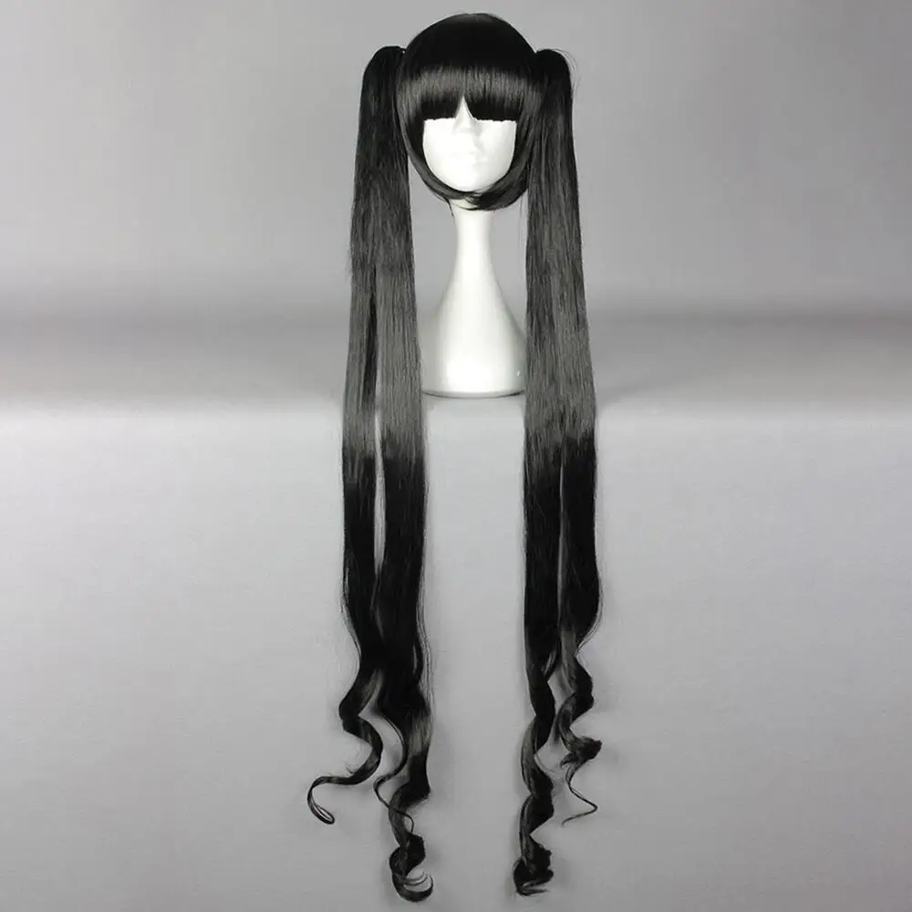 Hair wigs for women 39" black - Фотография_2