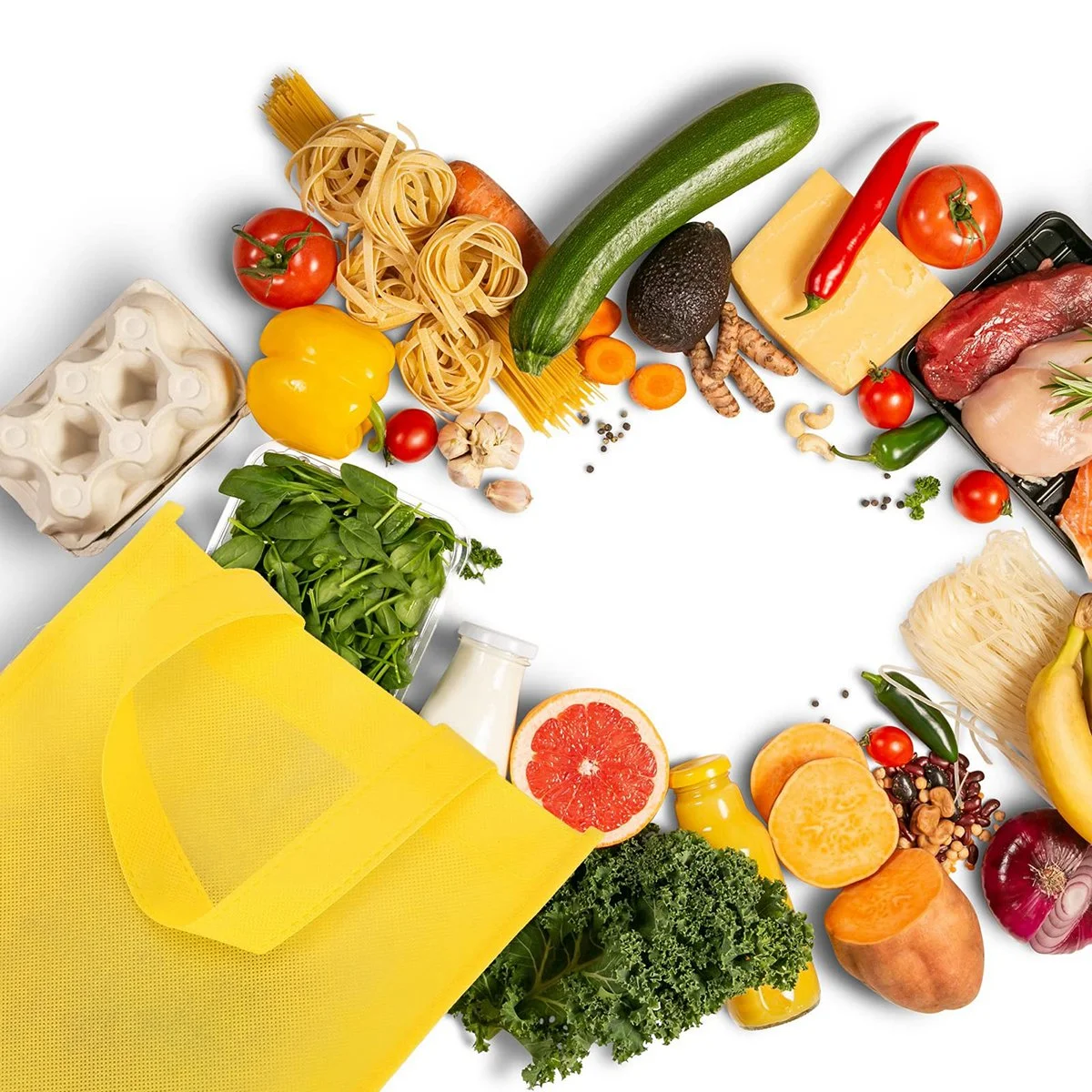 Abqr 50 упаковок нетканых сумок-тоут - Фотография_3