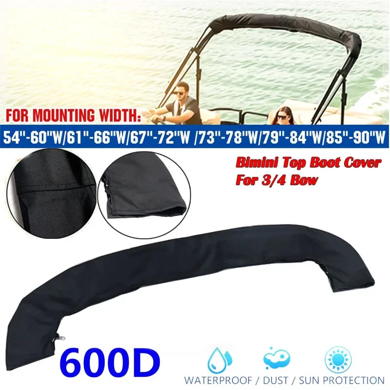Водонепроницаемый 600d 3/4 bow bimini top boot cover без рамки