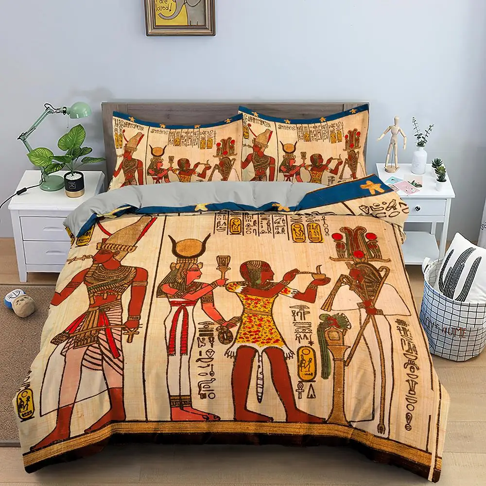 Egyptian bedding set ancient egypt - Фотография_2