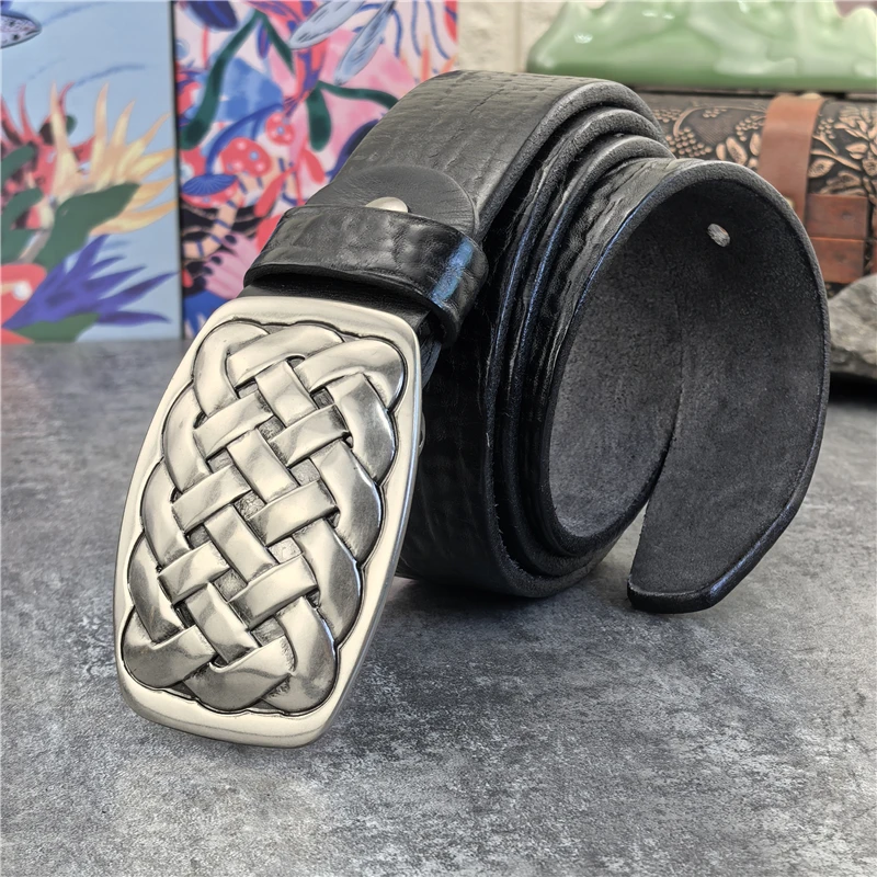 Винтажный ремень из натуральной - Фотография_4