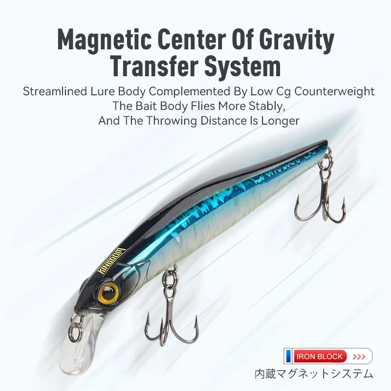 Kingdom kingart тонущие рыболовные приманки для гольяна 6 г 9 г 14 г 18 - Фотография_4