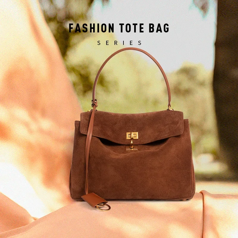 Новая матовая кожаная сумка-тоут rodeo - Фотография_5