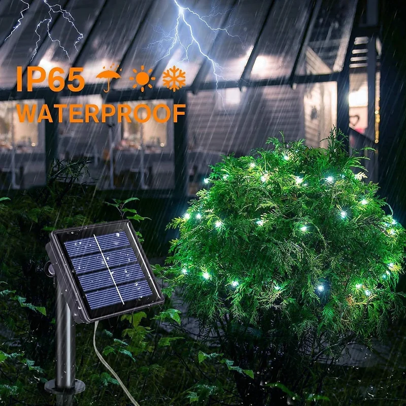 42m400leds солнечный светодиодный - Фотография_5
