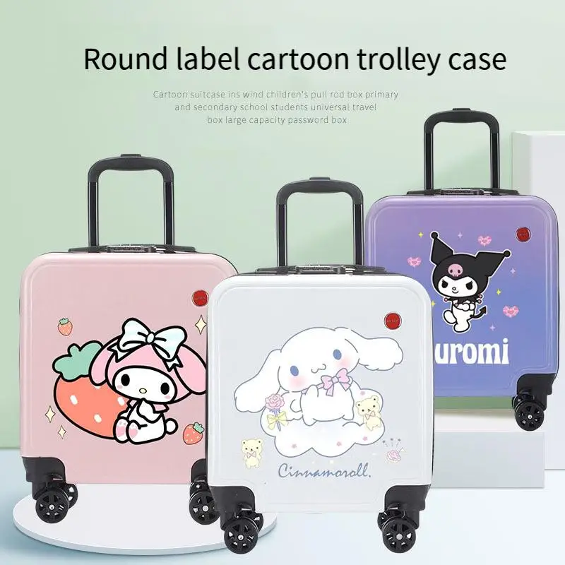 Чехол на колесиках sanrio kuromi с рисунком куроми