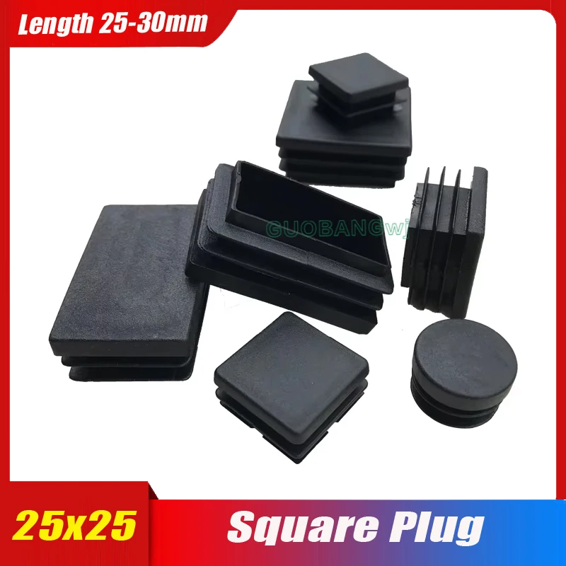 15x30 25x25 открытая заглушка квадратная