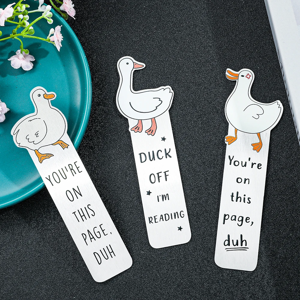 Серебряные закладки из нержавеющей стали silly goose - Фотография_3