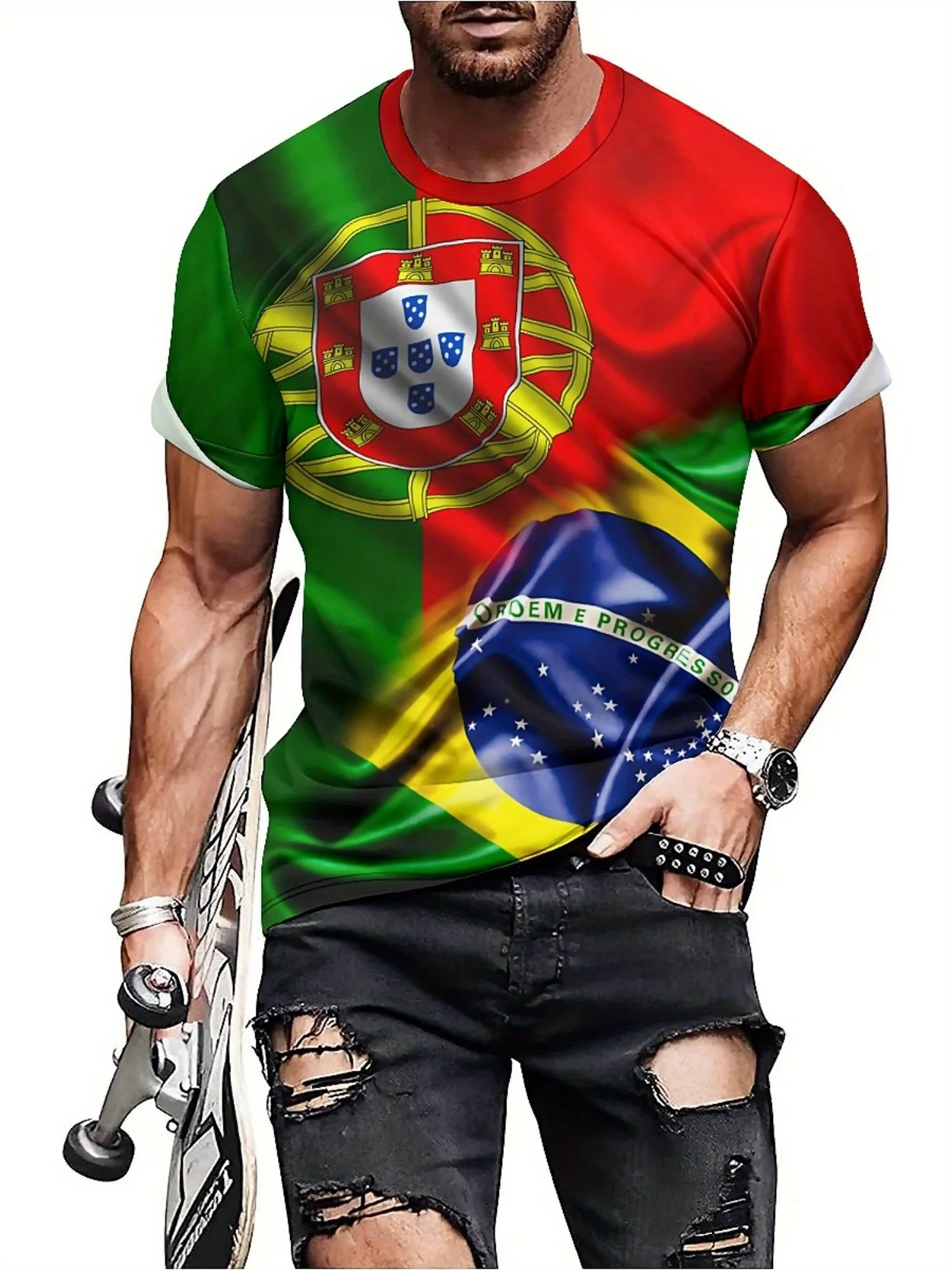 Мужская и женская футболка цвета - Фотография_4