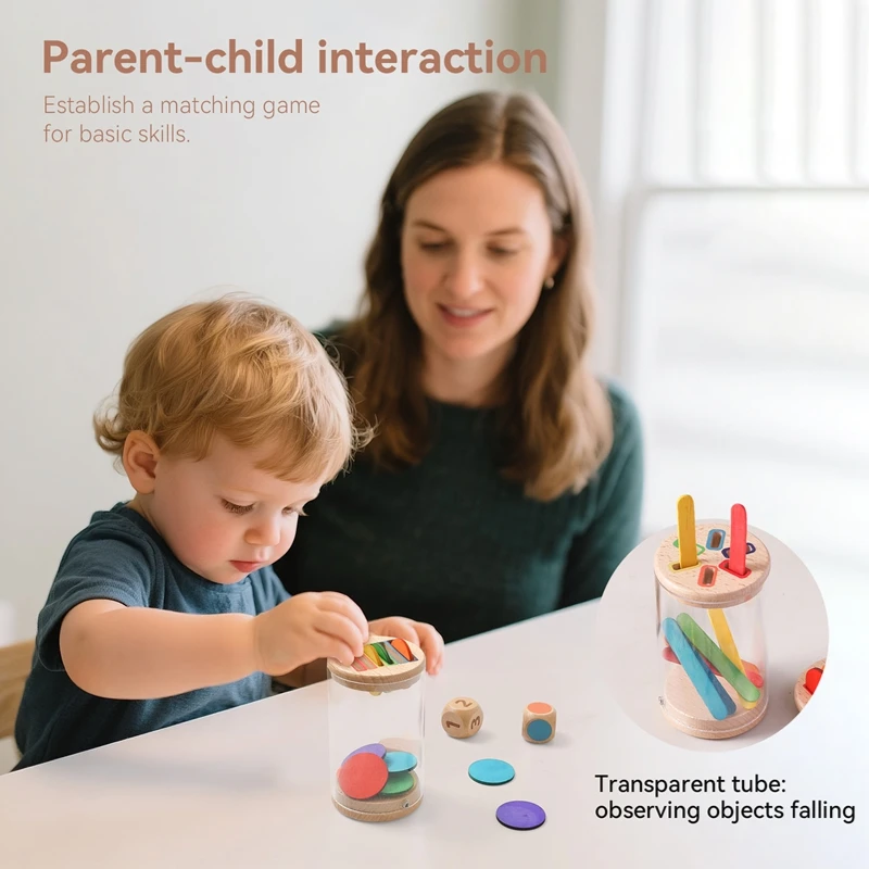 Игрушка монтессори для сортировки форм и цветов - Фотография_4