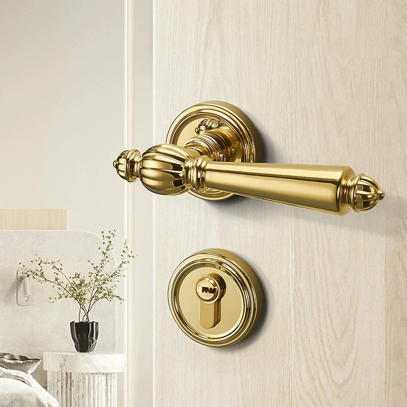 Роскошный бесшумный дверной замок с ключами - Фотография_5