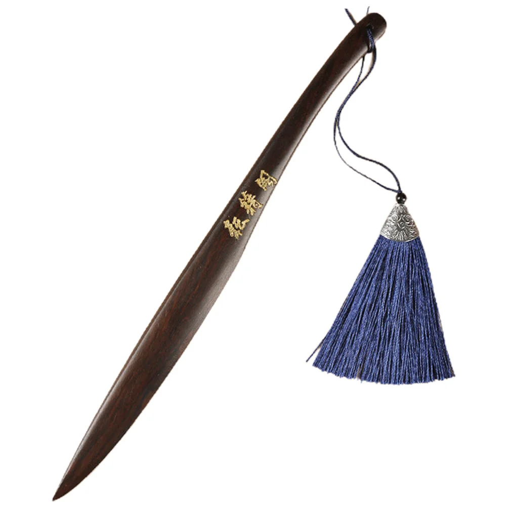 Деревянный китайский художественный резак для бумаги - Фотография_4