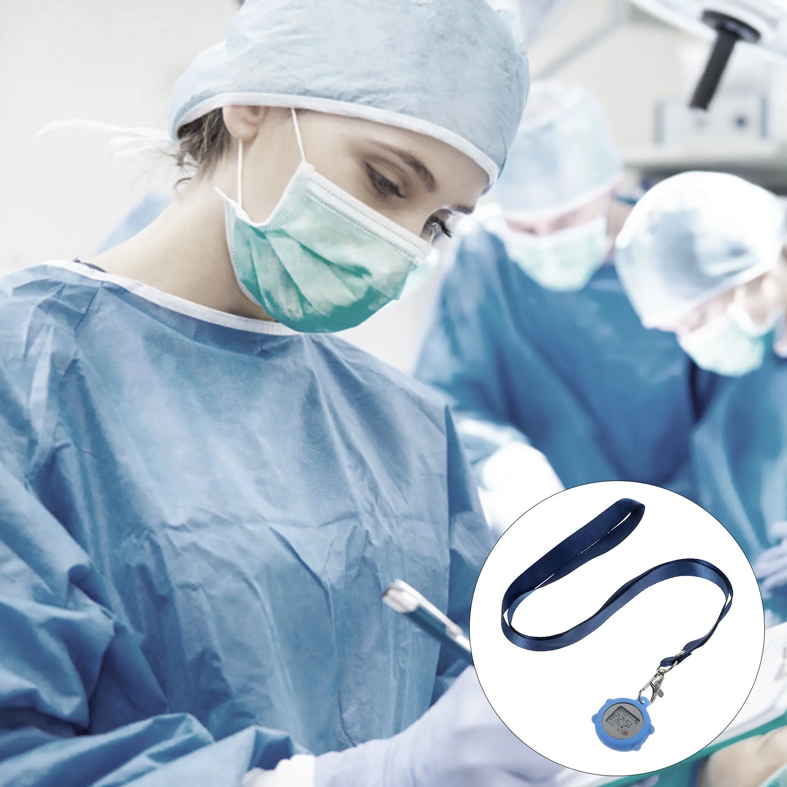 Карманные часы для медсестры с большим круглым лицом - Фотография_6