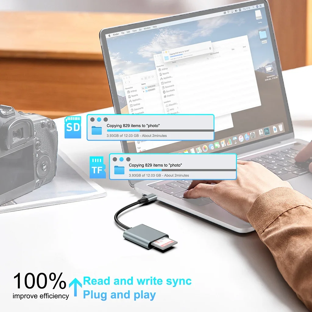 Usb3.1 card reader sd4 - Фотография_4