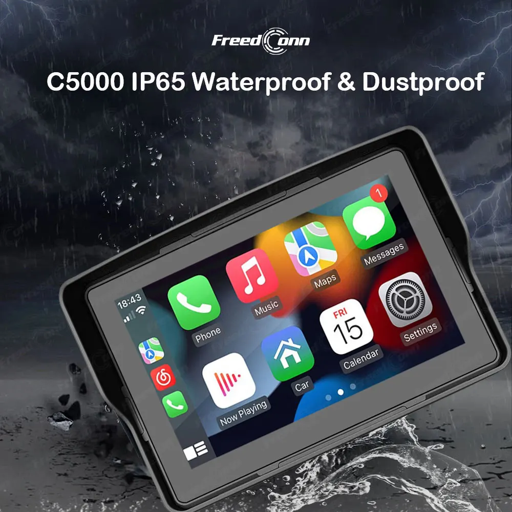 Freedconn c5000 навигация мотоцикл - Фотография_3