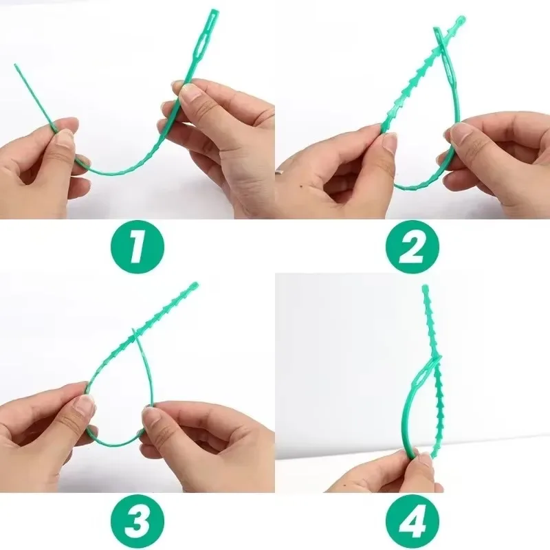 Регулируемые пластиковые кабельные стяжки для растений - Фотография_5