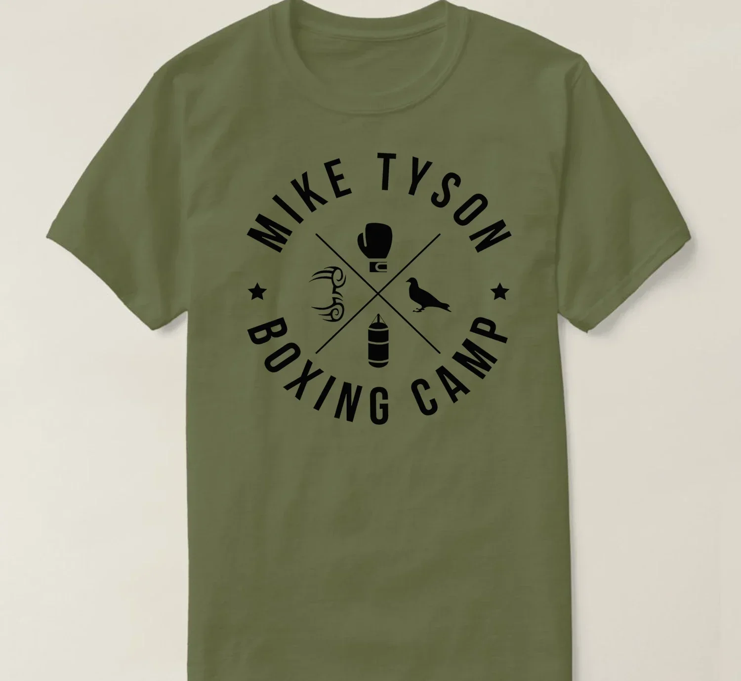 Футболка с принтом в стиле ретро mike tyson boxing camp icons - Фотография_2
