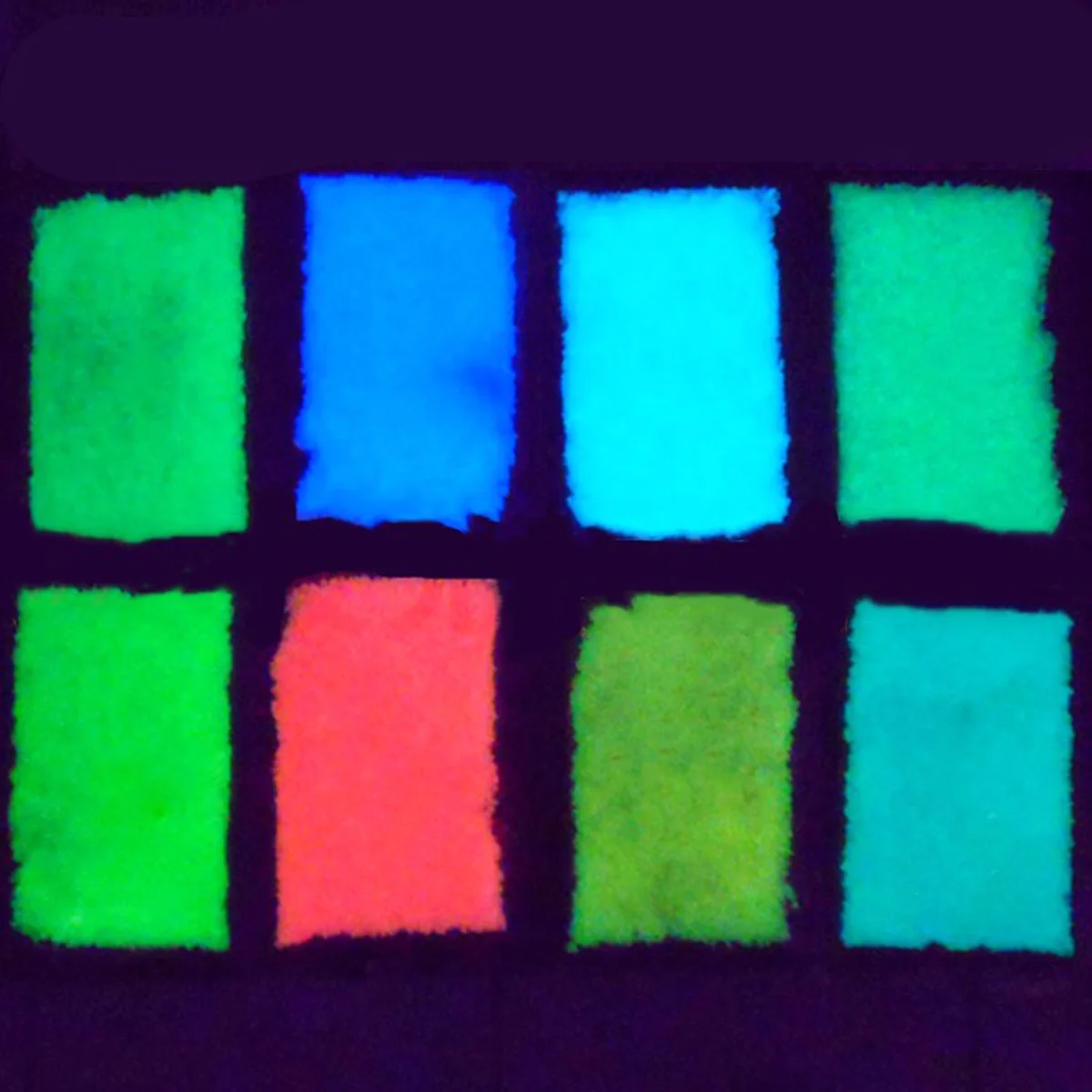 20 г синего светящегося в темноте песочный порошок