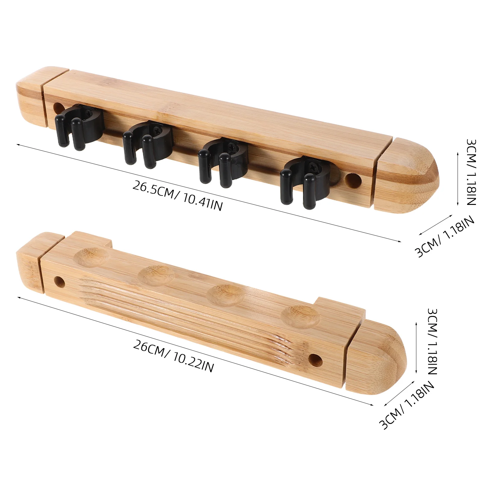 1 комплект, настенная стойка для кия из цельного дерева - Фотография_6