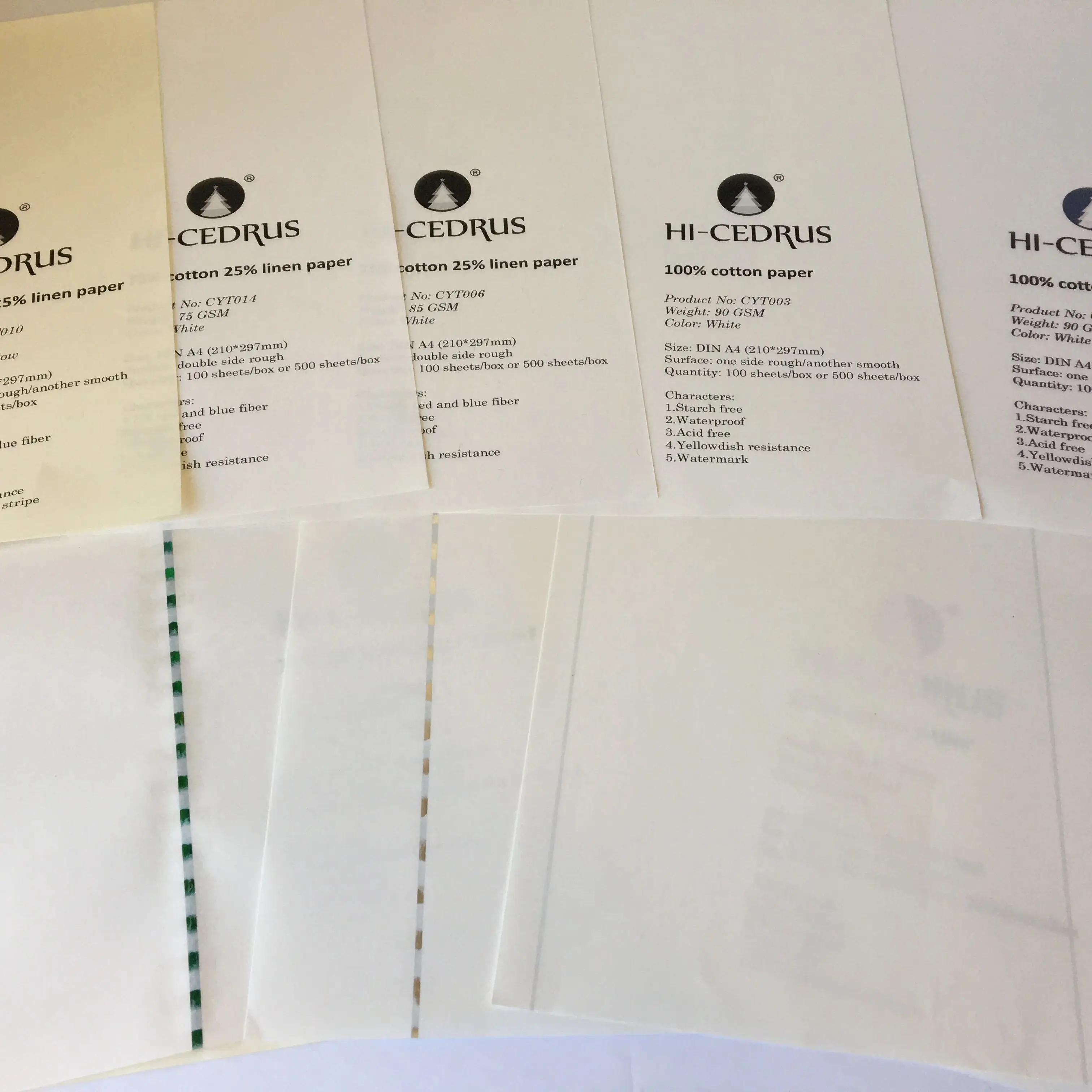 Ссылка для образца бумаги из хлопка