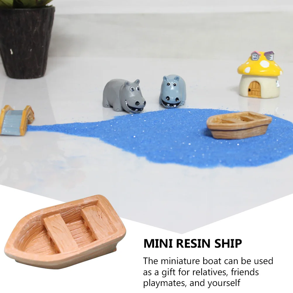 Мини-смола, нити корабля для декора кукольного домика