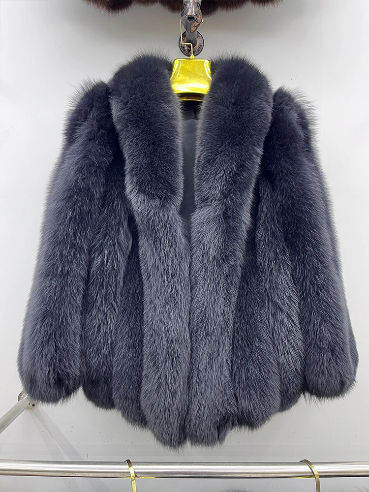 Зимняя теплая куртка из лисьего меха - Фотография_3