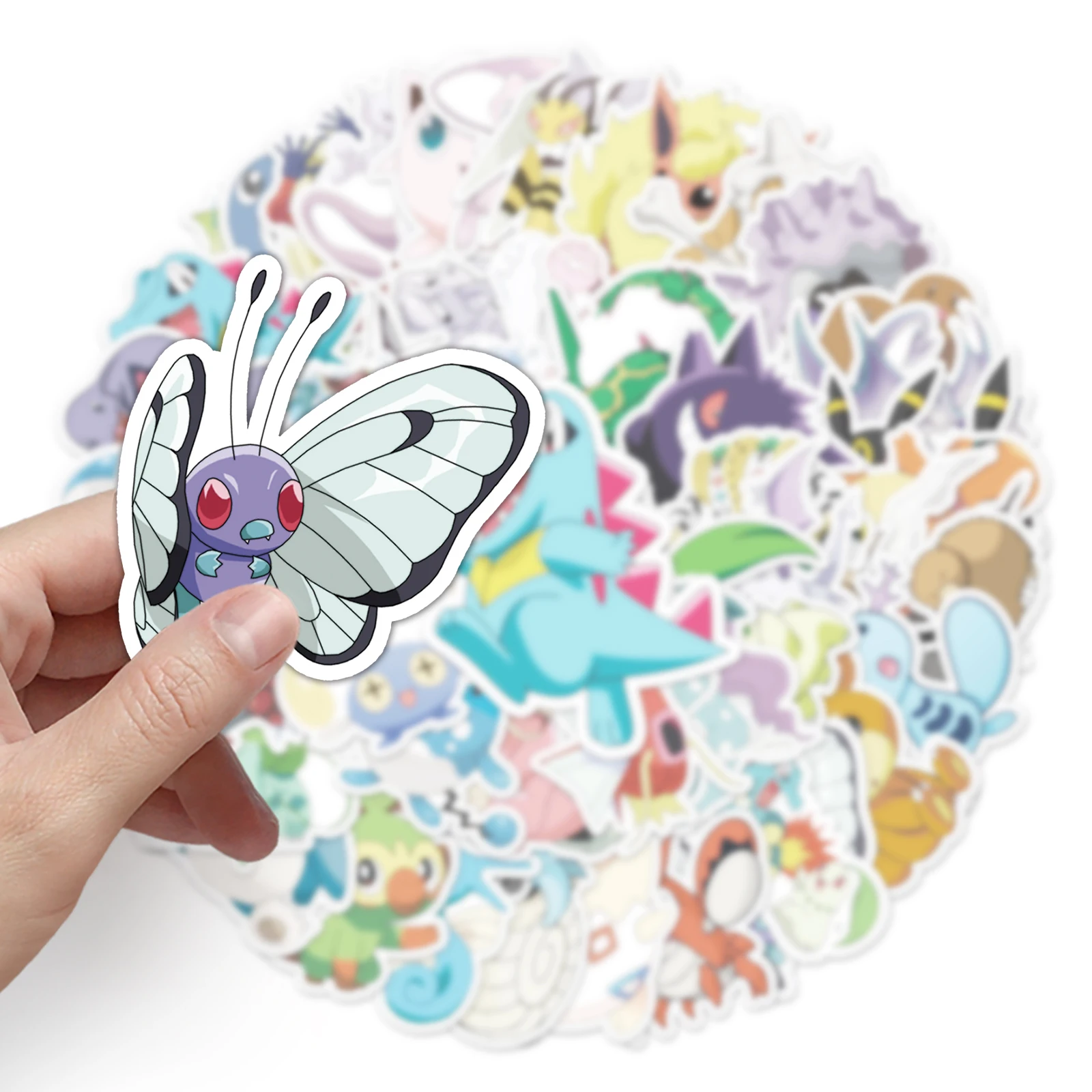Miniso pokemon водонепроницаемые наклейки diy для телефонов - Фотография_4