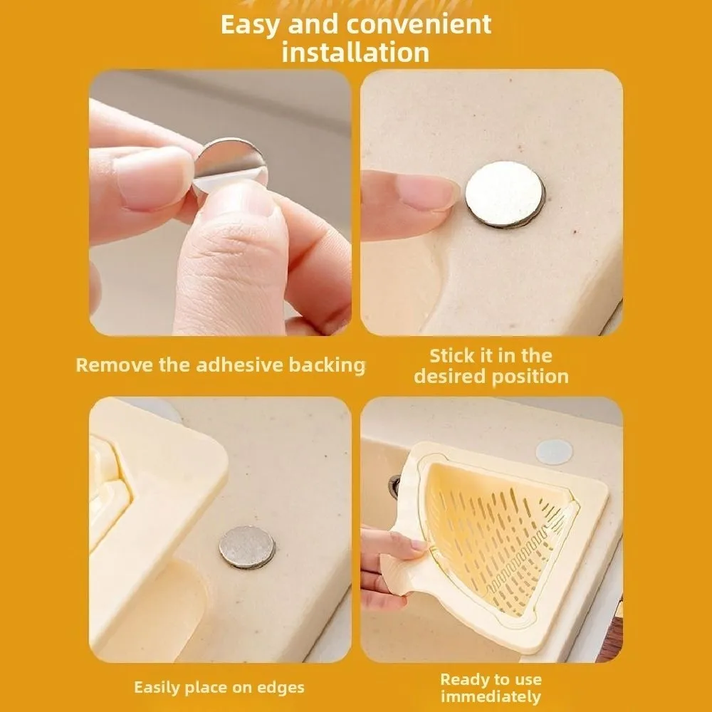 Треугольная корзина-фильтр для раковины - Фотография_4