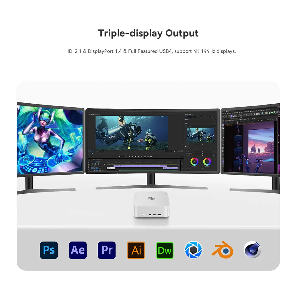 Beelink мини игровой пк ser8 мощный - Фотография_6