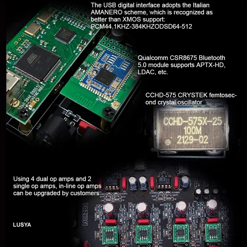 Dlhifi dc300 двухъядерный es9038pro es9039pro bluetooth 5 - Фотография_4