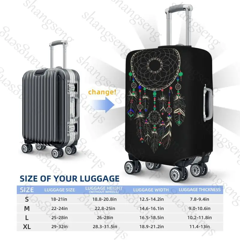 Dream catcher thicken luggage cover - Фотография_5