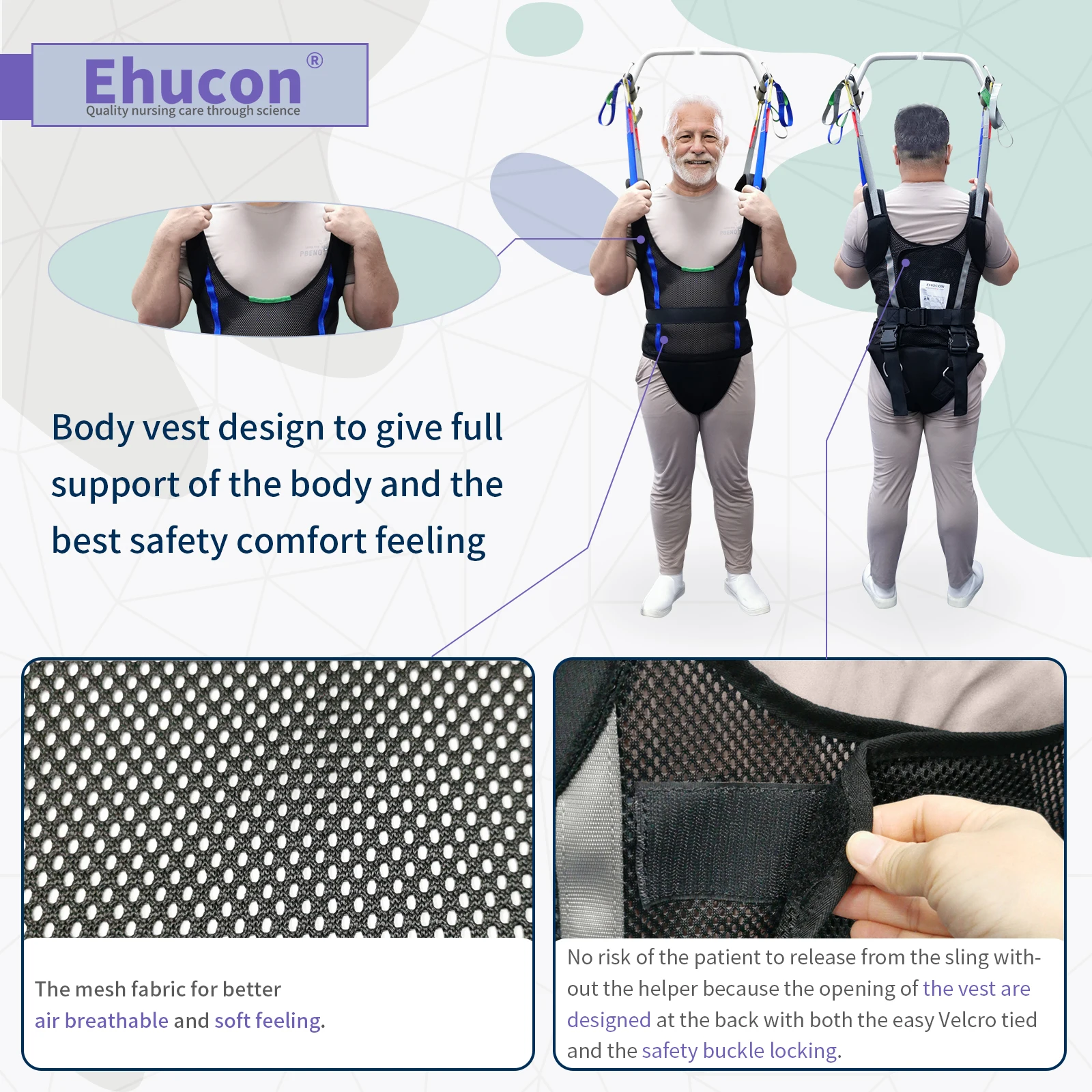 Ehucon comfort подъемник для пациентов - Фотография_2