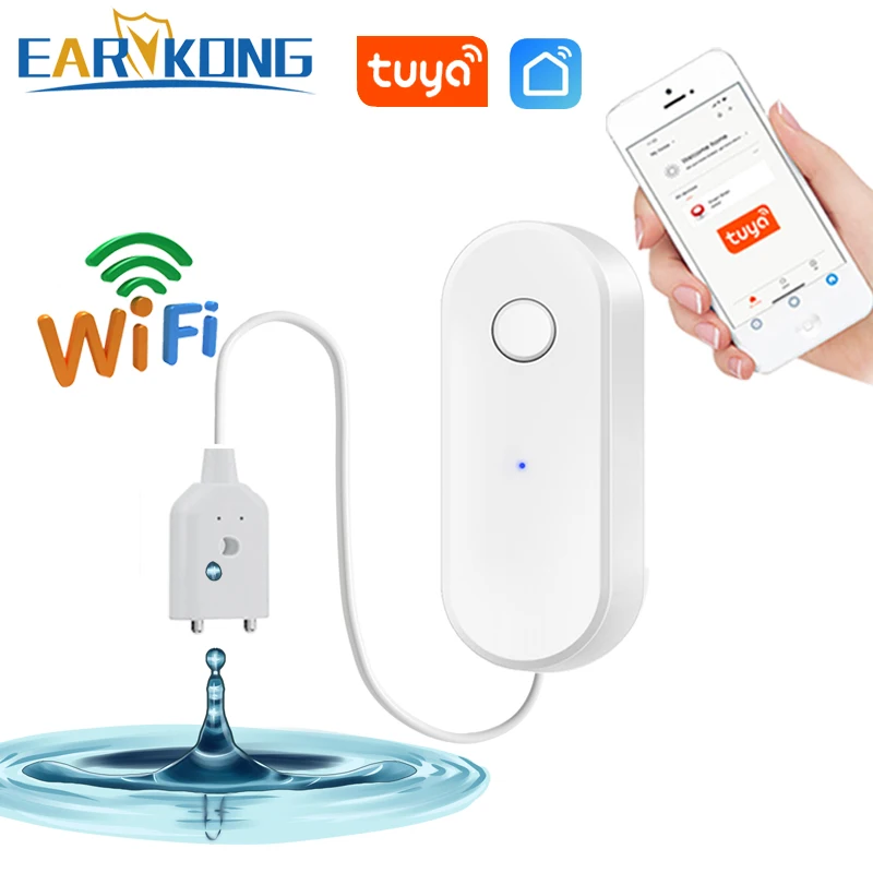Датчик утечки воды earykong tuya wifi