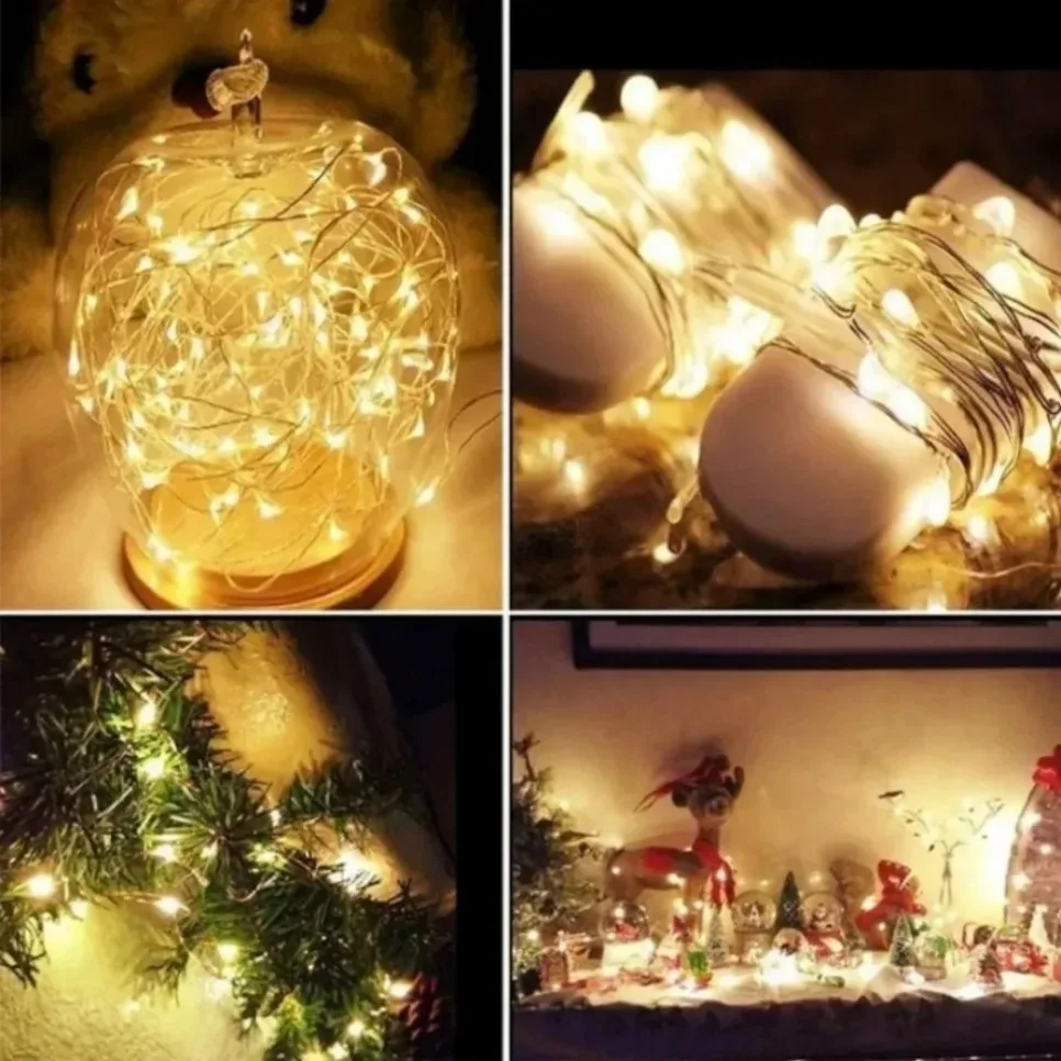 M led медная проволока сказочная - Фотография_5