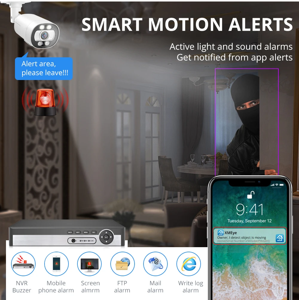 5mp h.265 ai poe камера двусторонняя - Фотография_5