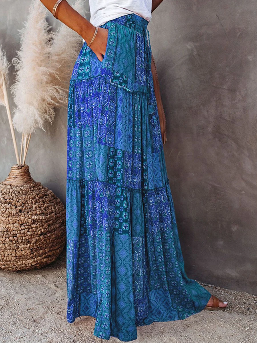 Женские длинные юбки в богемном стиле - Фотография_4