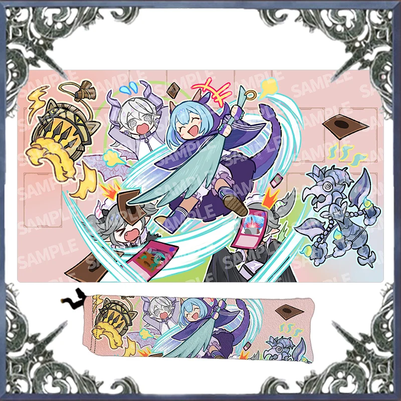 Коврик для стиральной машины yugioh ocg dragonmaid